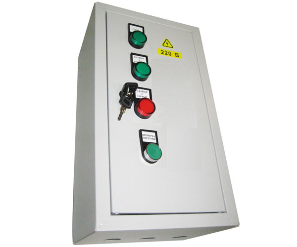 Щит управления 1 огнезадерживающим (ОЗК) клапаном ЩУК-П-220/ОЗК*1/М/54