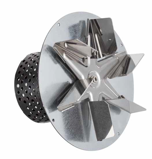 Вентилятор для котлов на твердом топливе BPA 150, металлический корпус