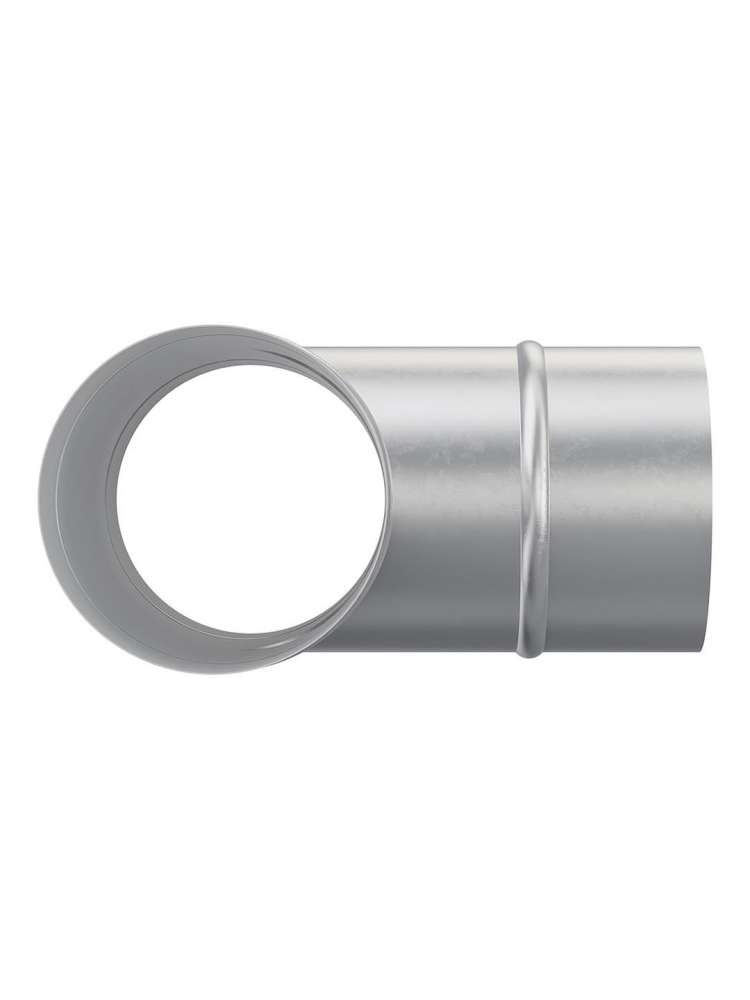 Тройник TPG D125 оцинкованная сталь ERA PRO