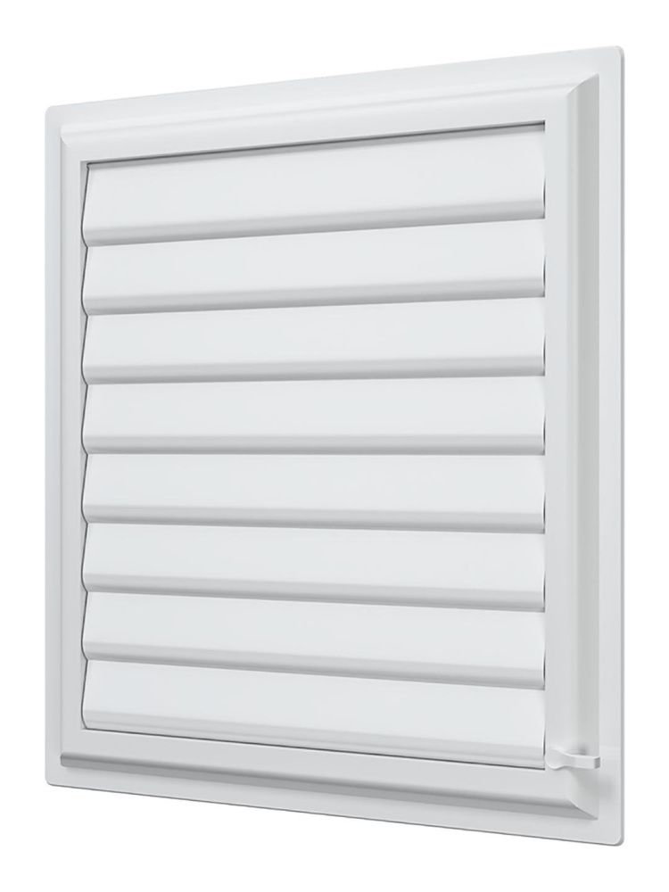 Решетка вентиляционная AIRVENT регулируемая жалюзи 402х442 пластик ERA
