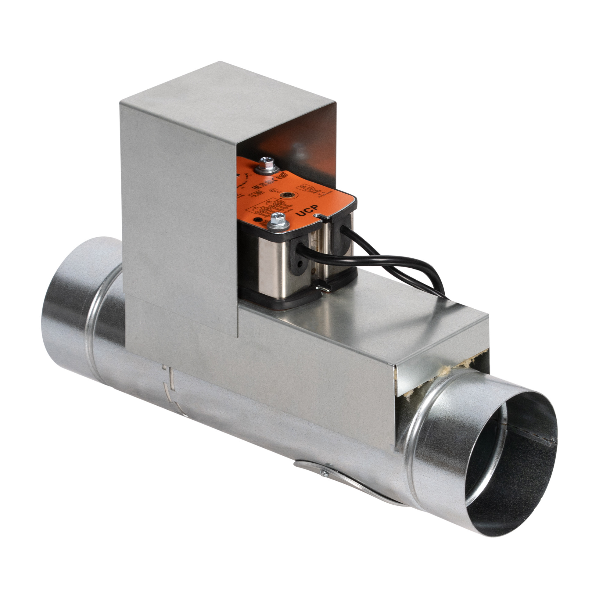 Клапан противопожарный SHUFT SHFDO-60-O-d630-EM24-0-0-0-0