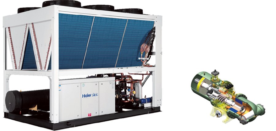 Винтовой чиллер Haier CI0670PANH с воздушным охлаждением