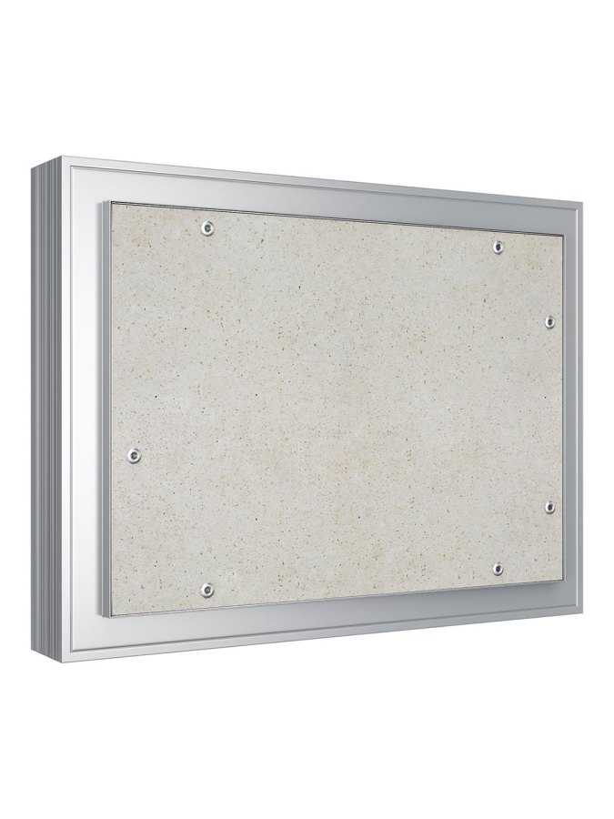 Люк ревизионный D Ceramo Comfort 400х300 скрытый монтаж усил.петля алюминий EVECS