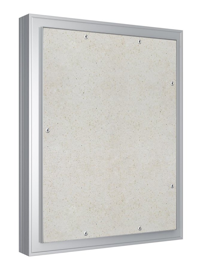 Люк ревизионный D Ceramo Comfort 400х500 скрытый монтаж усил.петля алюминий EVECS