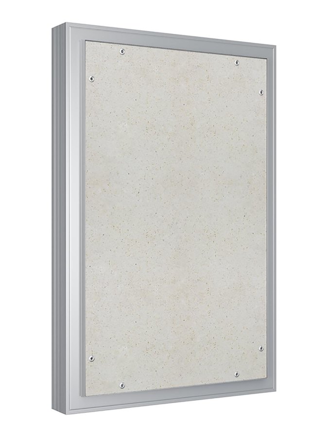 Люк ревизионный D Ceramo Comfort 400х600 скрытый монтаж усил.петля алюминий EVECS
