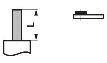 CM24-SX-T-L — Длина вала